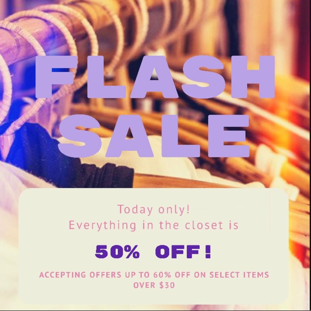 🎉🎉FLASH SALE! 🎉🎉